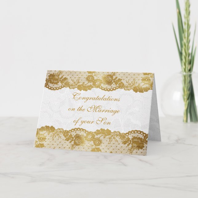 Cartão de Saudação dos Pais de Parabéns Noivas (Frente)