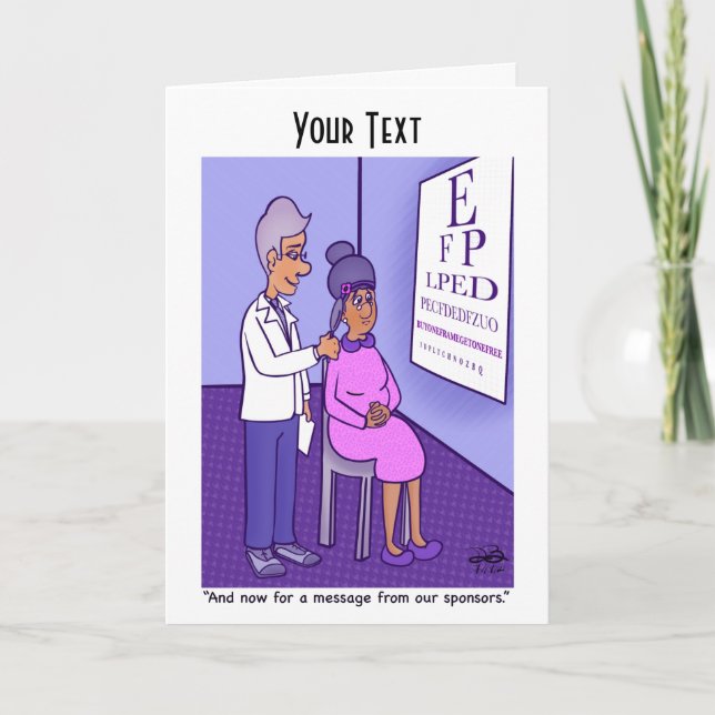 Cartão de Saudação dos Patrocinadores (Frente)