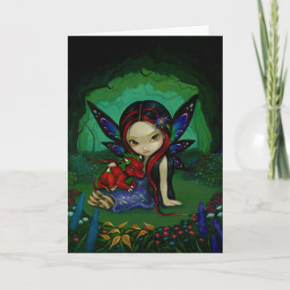 Cartão de Saudação "Dragoning Garden I"