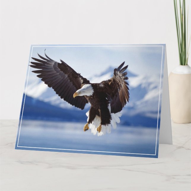 Cartão de Saudação Eagle (Frente)