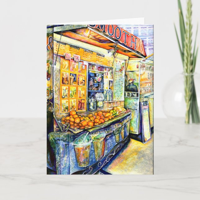 Cartão de saudação Eat (Frente)