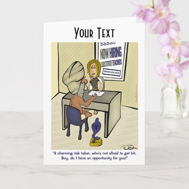 Cartão de Saudação Encantado (Orquídea)