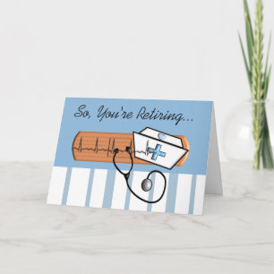 Cartão de Saudação Enfermeira Enfermeira Retirada