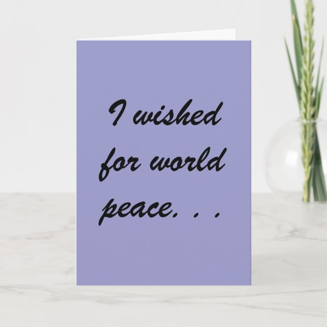 cartão de saudação engraçado (Frente)