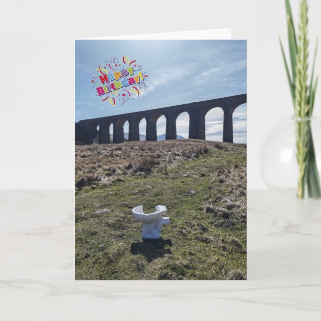 Cartão de saudação engraçado (Frente)