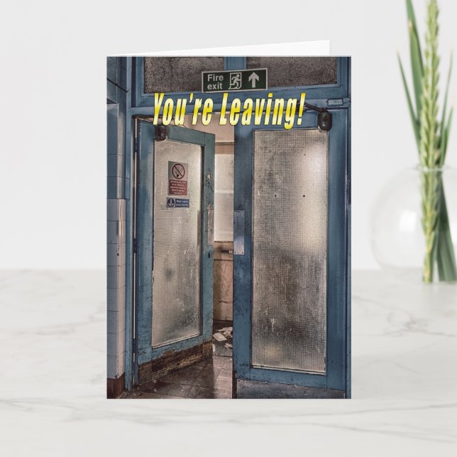 Cartão de saudação engraçado (Frente)