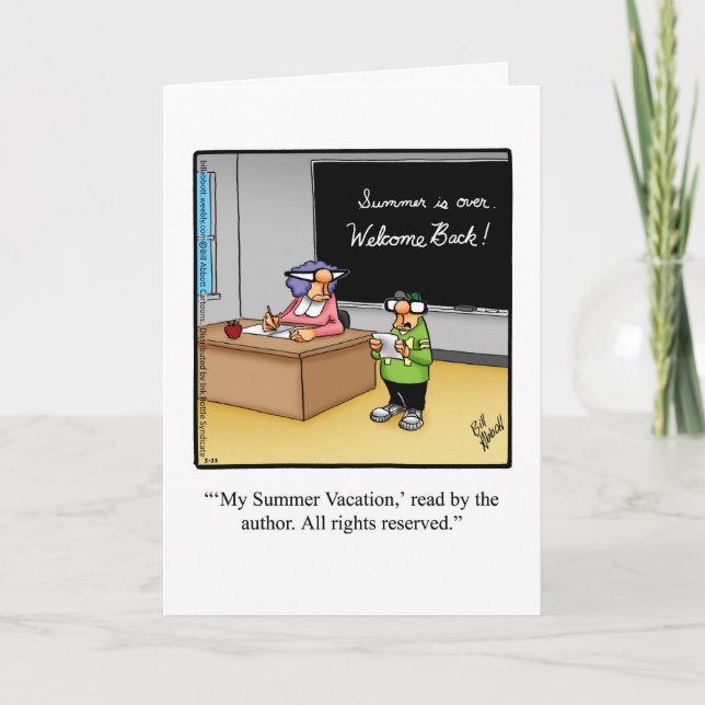 Cartão De Saudação Entusiasmado (Frente)