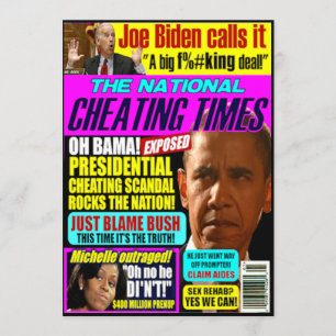 Cartão de Saudação Escândalo Obama