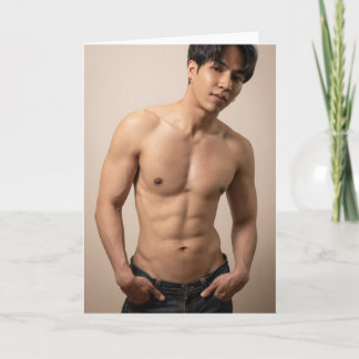 Cartão de saudação especialmente asiático