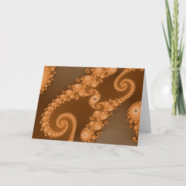 Cartão de Saudação Espresso Duplo (Frente)