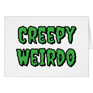 Cartão de Saudação Estranho