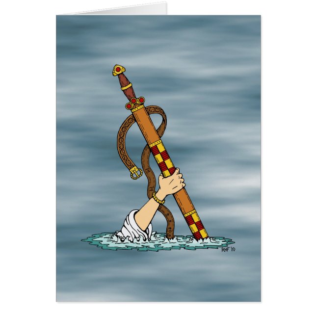 Cartão de Saudação Excalibur (Frente)