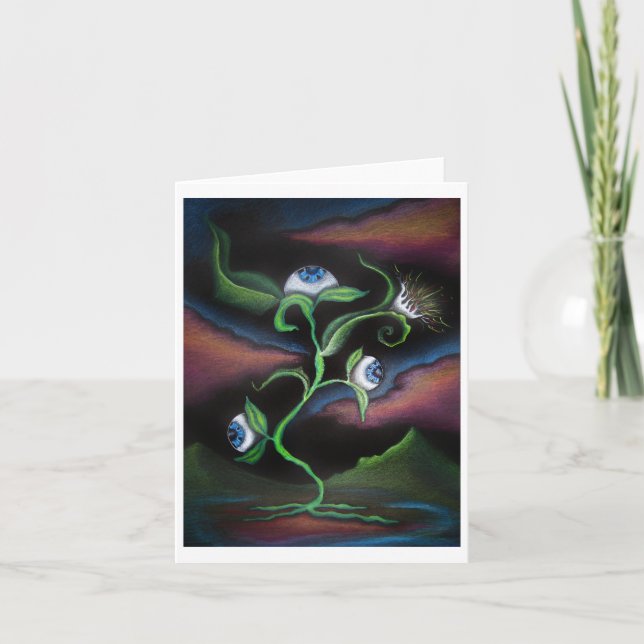 Cartão de saudação "Eyeris" (Frente)