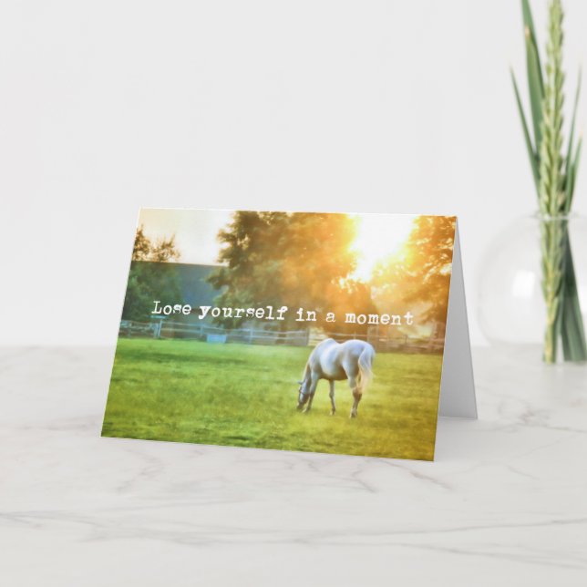 Cartão de Saudação FALTA À NOITE (Frente)