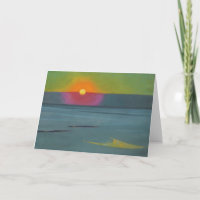 Cartão de Saudação Félix Vallotton Sunset CC0608