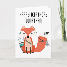 Cartão de Saudação - Feliz Aniversário de Pequeno