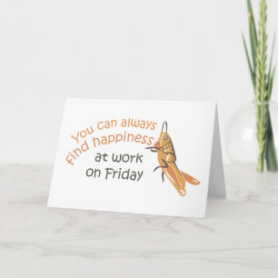 Cartão de Saudação Feliz Sexta-Feira