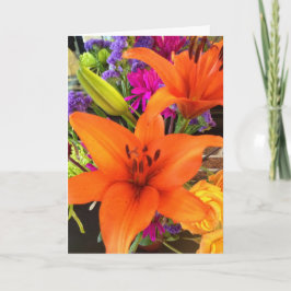 Cartão de saudação Flor