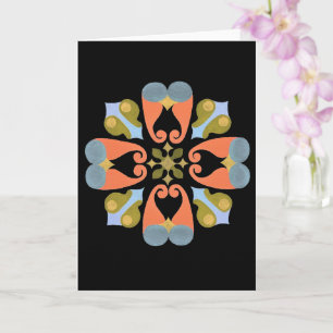 Cartão de Saudação Floral