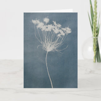 Cartão de Saudação Floral em Branco Por Dentro