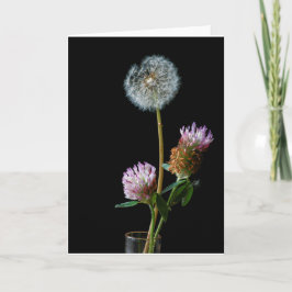 Cartão de Saudação Floral pronto para personalizar