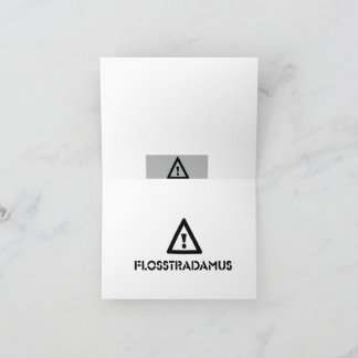 Cartão de Saudação FLOSSTRADAMUS