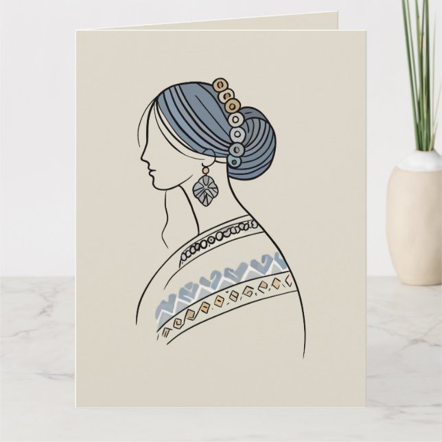 Cartão de Saudação Foliar Ucraniano (Frente)