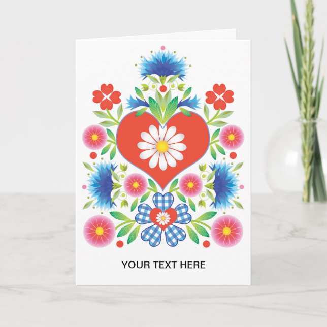 Cartão de Saudação Folkfest (Frente)