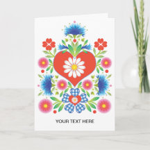 Cartão de Saudação Folkfest