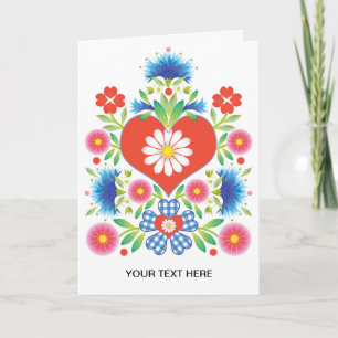 Cartão de Saudação Folkfest