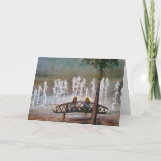 Cartão de saudação "Fontes da Juventude"