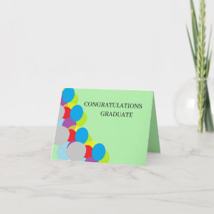 Cartão de saudação ; Formando