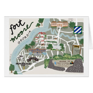 Cartão de Saudação Fort Moore
