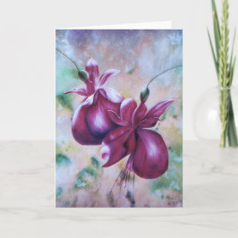 Cartão de Saudação Fuchsia