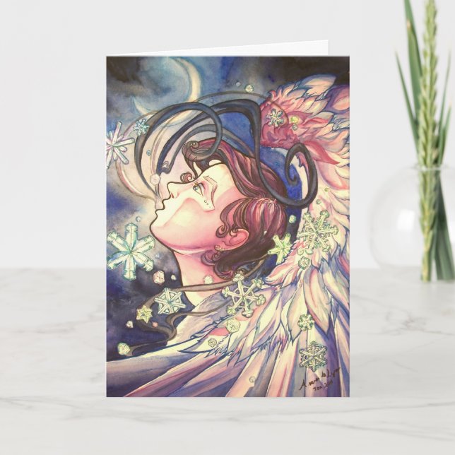 cartão de saudação Gabriel Closeup (Frente)