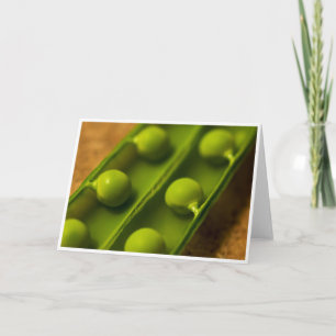 Cartão de Saudação Garden Peas