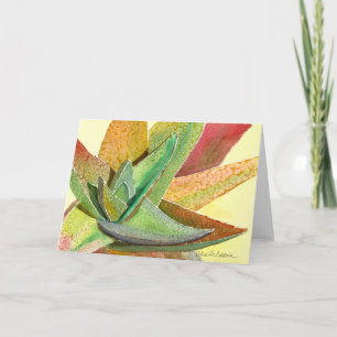 Cartão de saudação Gasteria de Debra Lee Baldwin