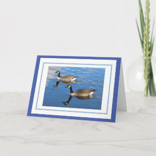 Cartão de saudação Geese do Canadá