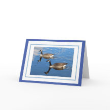 Cartão de saudação Geese do Canadá
