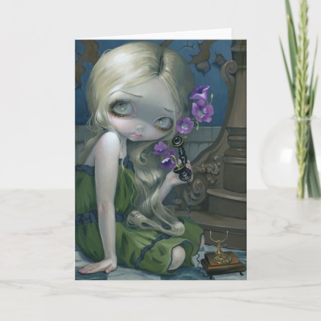 Cartão de Saudação "Geraniums" (Frente)