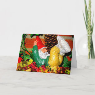 Cartão de Saudação Gnomo