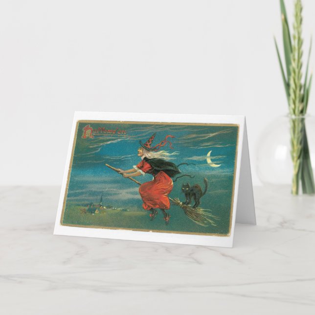 Cartão de Saudação Halloween (Frente)