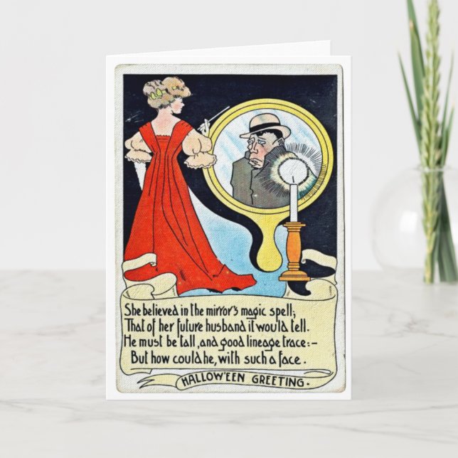 Cartão de Saudação Hallowe'en (Frente)