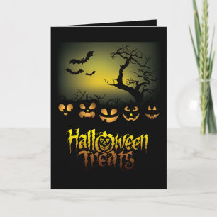 Cartão de Saudação Halloween/Pumpkins