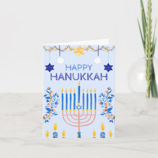 Cartão de saudação Hanukkah