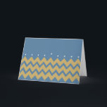 Cartão de Saudação Hanukkah/Envelope "Hanukkah Che<br><div class="desc">O Cartão de Saudação Hanukkah inclui um envelope branco. Retro "Hanukkah Chevron Candles" Personalize apagando, envie um dentro de texto e substitua por suas próprias palavras. Escolha seu estilo, cor e tamanho de fonte favoritos. Obrigados para parar e comprar. Muito apreciado!! Feliz Hanukkah/Chanukah! Tamanho: Standard (5" x 7") Aniversário ou...</div>