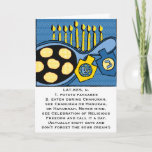 Cartão de Saudação Hanukkah "Panquecas de Batata"<br><div class="desc">Latkes/Potato Pancakes Hanukkah Greeting CardPersonalize excluindo texto e substituindo por sua própria mensagem. Escolha seu tamanho de fonte, cor e estilo favoritos. Obrigados para parar e comprar por aqui. Muito apreciado. Feliz Hanukkah/Chanukah/Hanukah :)Tamanho: Os cartões de saudação personalizados da Zazzle (5" x 7"), dias de aniversário ou feriados, dias bons...</div>