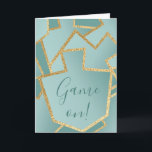 Cartão de Saudação Hanukkah Sonhos Legais/Turquesa<br><div class="desc">Cartão de Saudação "Chanucá Dourado/Turquesa Sonhos" com Envelope. Personalizar excluindo o texto na frente e na dentro do cartão de saudação. Escolha seu estilo, cor e tamanho de fonte favoritos. Obrigados para parar e comprar. Muito apreciado!! Feliz Hanukkah! Tamanho: Standard (5" x 7") Aniversário ou feriados, dias bons ou duro,...</div>
