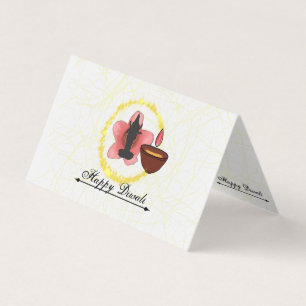 Cartão de Saudação Happy Diwali