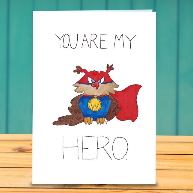 cartão de saudação HERO por Nicole Janes (Criador carregado)